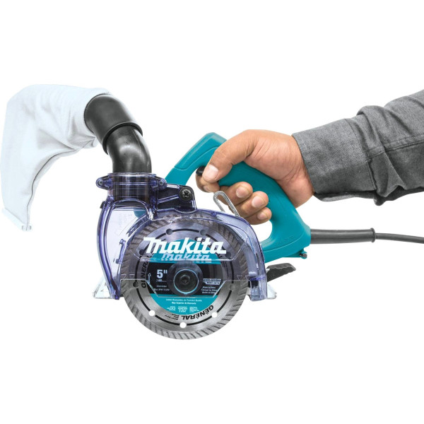 Ручна циркулярка по каменю Makita 1400Вт, 125мм - фото №2