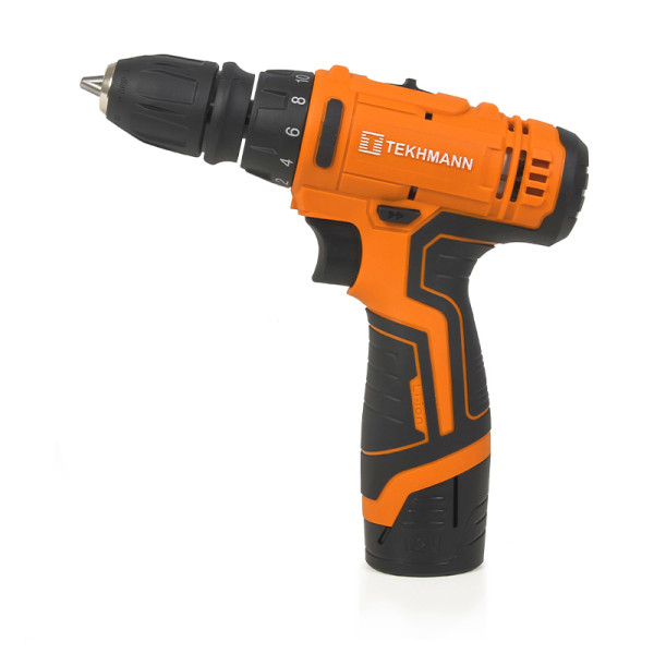 Аккумуляторный шуруповерт Tekhmann (847983) TCD-12 QC Li - фото №1