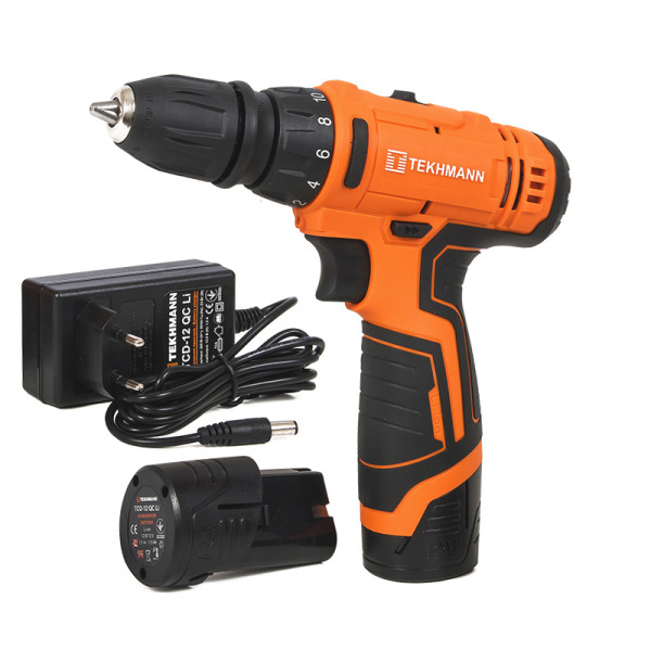 Аккумуляторный шуруповерт Tekhmann (847983) TCD-12 QC Li - фото №5