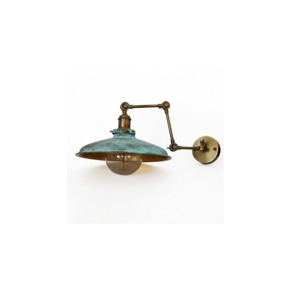 Бра, настінний світильник PikArt 571 зелена патина