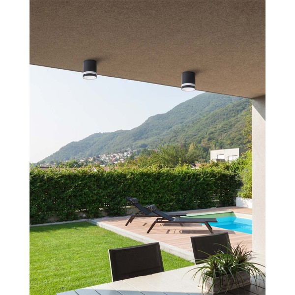 Вуличний світильник Goldlux 330970 Tromso GU10 1x10W IP54 чорний - фото №1