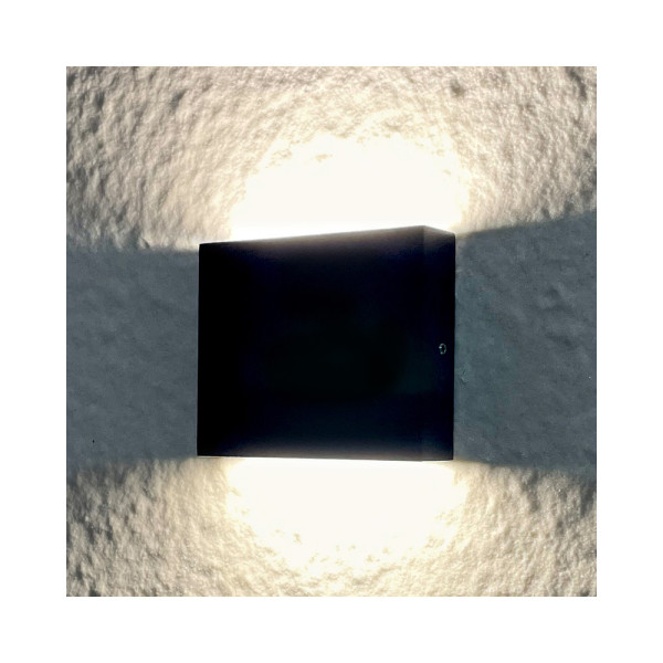 Вуличний світильник Goldlux 315656 Chicago Led 2x3W 4000K 680Lm IP44 BK - фото №1