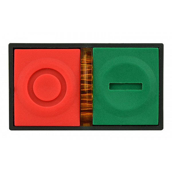 Двойная кнопка Аско-Укрем TB5-AW8365 с подсветкой «Старт/Стоп» (A0140010179) - фото №2