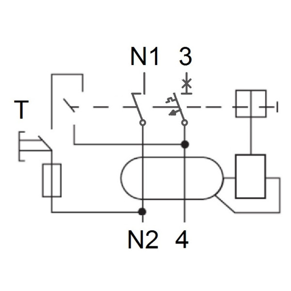 ПЗВ Schrack 10кА/30мА 1Р+N 40А тип AC - фото №5