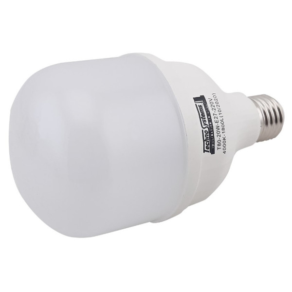 Світлодіодна лампа TNSy LED Bulb-T80-20W-E27-220V-4000K-2100L GOLDEN (TNSy5000258) - фото №1