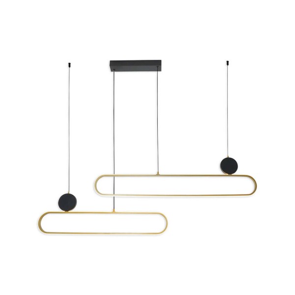 Підвісний світильник, люстра Goldlux 333902 Florentyna LED 1x48W 4000K 6000Lm IP20 золотий