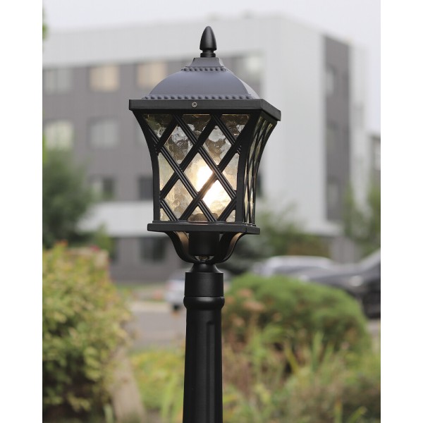 Вуличний світильник Nowodvorski 5294 Tay E27 1x25W IP23 чорний - фото №1