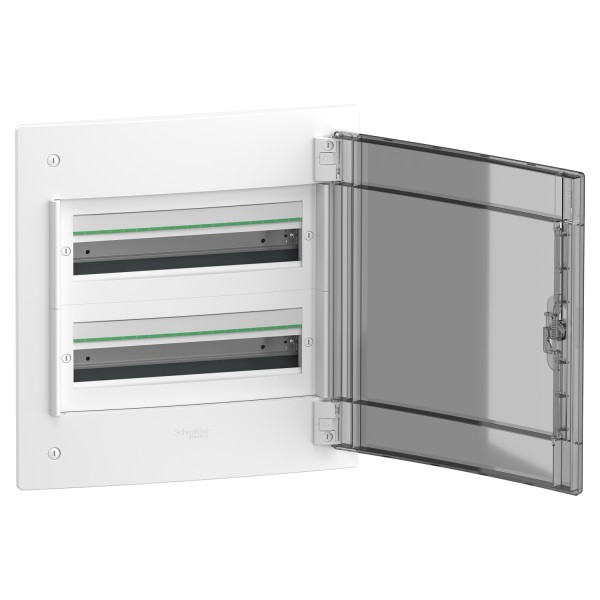 Встраиваемый щит Schneider Electric PrismaSeT XS LVSXP218 2 ряда 36М дымчатые двери - фото №1