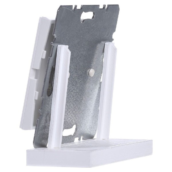 Заглушка з центральною панеллю полярна білизна Berker K.1 - фото №3