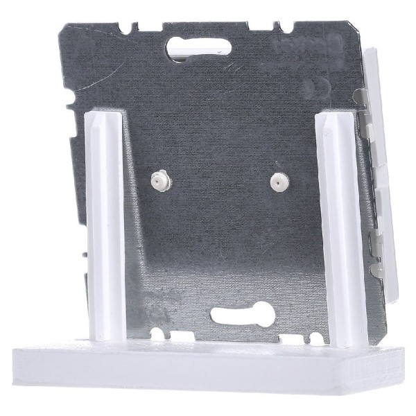 Заглушка з центральною панеллю полярна білизна Berker K.1 - фото №4