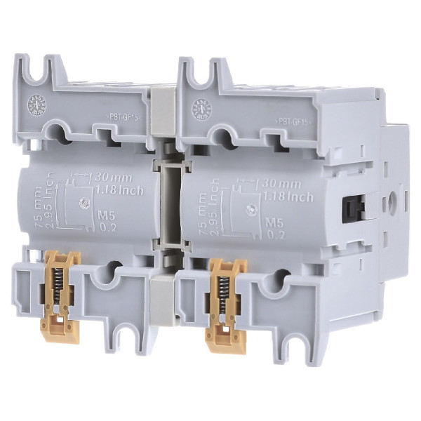 Перемикач Hager HIM304 I-0-II 40А 400/690В 3P 5м - фото №3