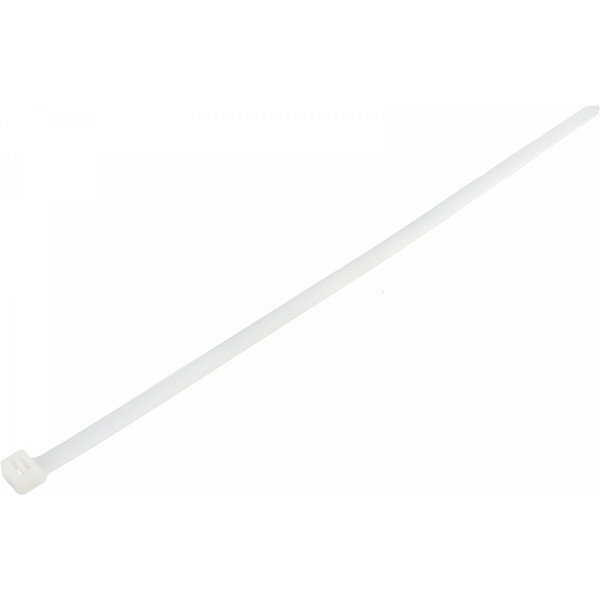 Нейлоновий хомут Аско-Укрем 5x250 білий (100шт)