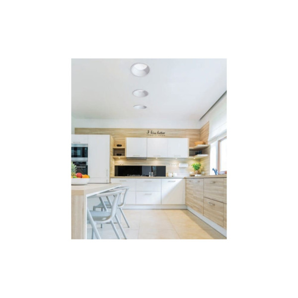 Точечный светильник AZzardo AZ4220 Aida Round 9w 3000k Bk - фото №1