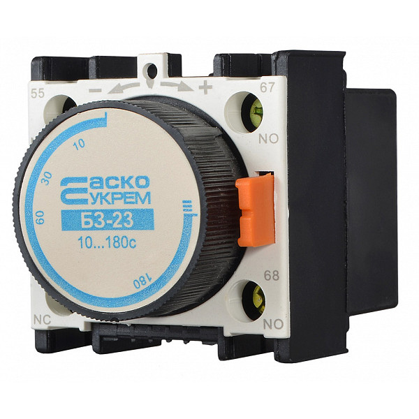 Приставка витримки на включення Аско-Укрем БЗ-23 LA2-DТ4 для серій ПМ1...ПМ4 та КМ (A0040050006) - фото №1