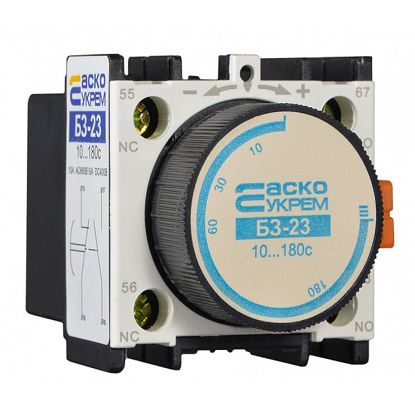 Приставка витримки на включення Аско-Укрем БЗ-23 LA2-DТ4 для серій ПМ1...ПМ4 та КМ (A0040050006) - фото №2