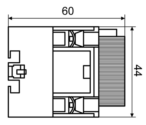 Приставка витримки на включення Аско-Укрем БЗ-23 LA2-DТ4 для серій ПМ1...ПМ4 та КМ (A0040050006) - фото №3