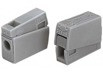 Клемма для подключения светильников на 1 входной проводник 1,0-2,5 мм2 WAGO