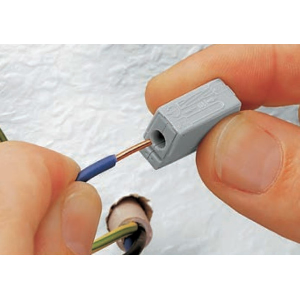 Клемма для подключения светильников на 1 входной проводник 1,0-2,5 мм2 WAGO - фото №4