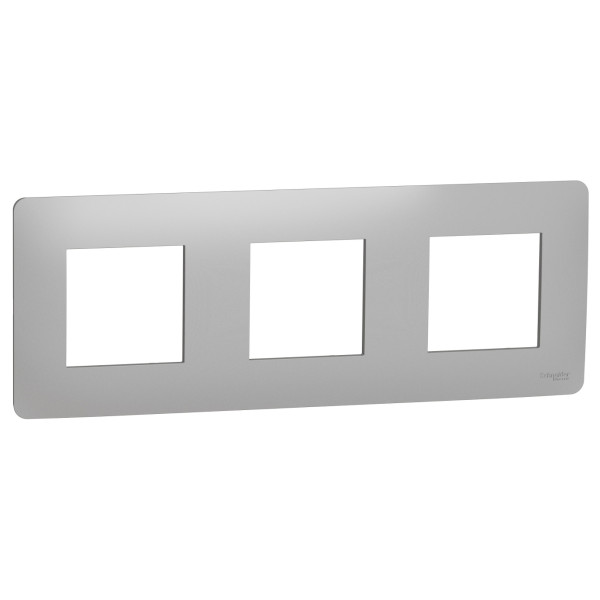 Трехпостовая рамка Schneider Electric NU200630 (алюминий)