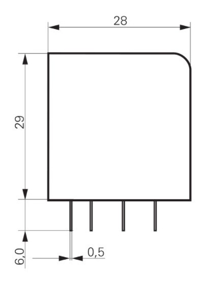 Мініатюрне реле Schrack PT370524 24В AC 10А - фото №3