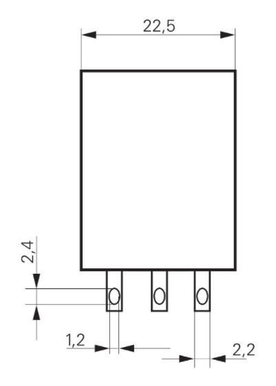 Мініатюрне реле Schrack PT370524 24В AC 10А - фото №4