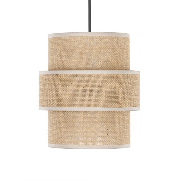 Підвісний світильник, люстра TK Lighting 5401 Calisto E27 1x15W IP20 бежевий - фото №3