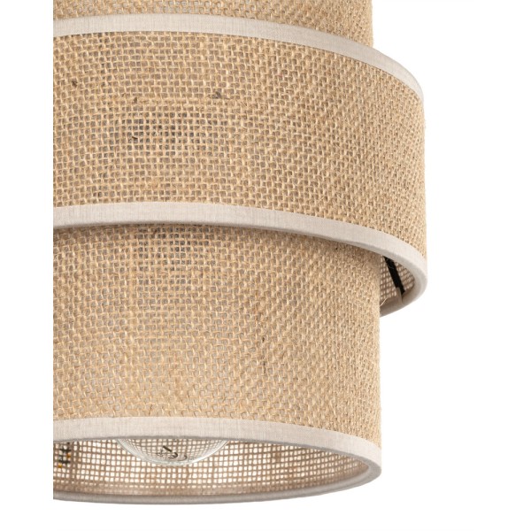 Підвісний світильник, люстра TK Lighting 5401 Calisto E27 1x15W IP20 бежевий - фото №4