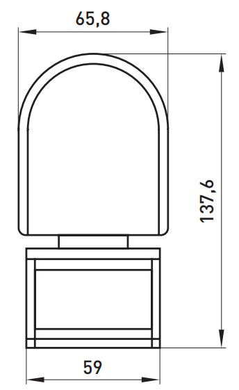 Датчик движения E.Next e.sensor.pir.10F.black - фото №1