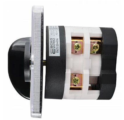 Пакетный переключатель Аско-Укрем ПКП Е9 2.823 A0110010025 (1-0 3 полюса) - фото №1