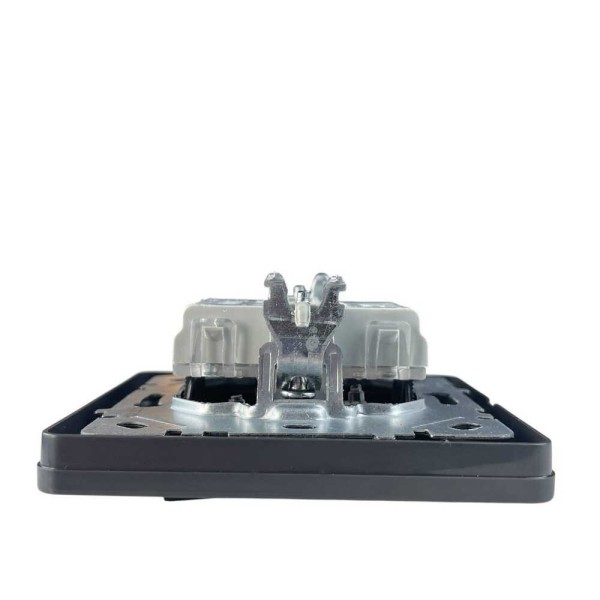 Вимикач Nilson Selene антрацит 1кл ( 23362501 ) - фото №4