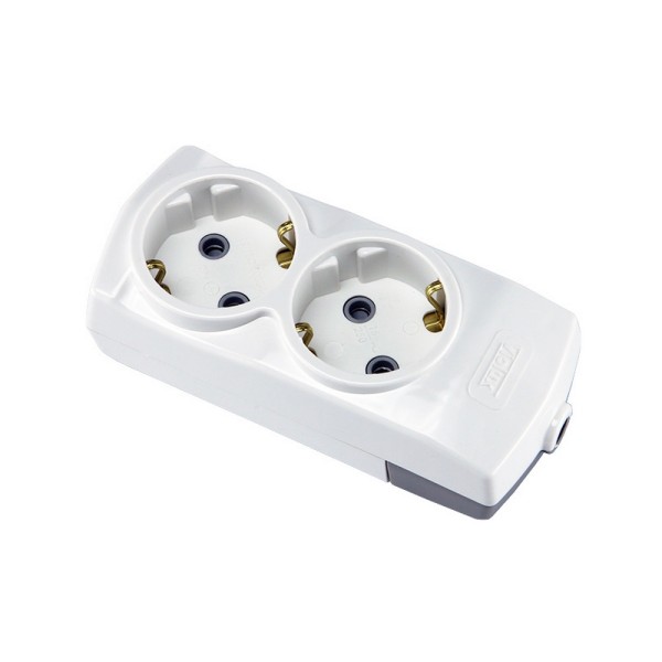 Колодка Violux 2-на з заземленням ( 910190 )