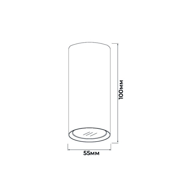 Светильник точечный накладной HAVANA белый GU10 IP20 Violux ( 340009 ) - фото №2