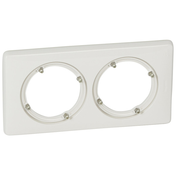 Двухпостовая рамка Legrand Celiane (069072) IP44 (белый)
