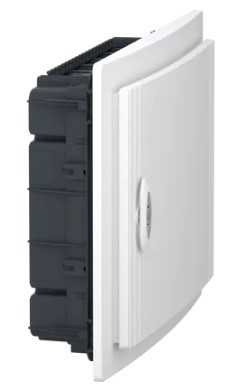 Встраиваемый щит Schneider Electric PrismaSeT XS LVSXN118 1 ряд 18М белые двери - фото №1