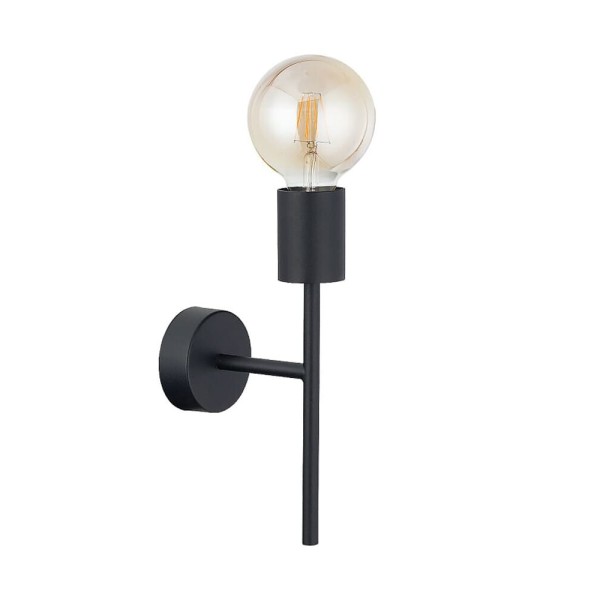 Бра, настінний світильник Nowodvorski 7762 Radius E27 1x25W IP20 чорний - фото №1