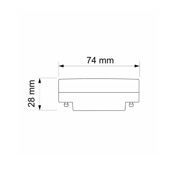 Светодиодная лампочка Goldlux 327086 Led GX53 1x8W 3000K 880Lm Белая - фото №1