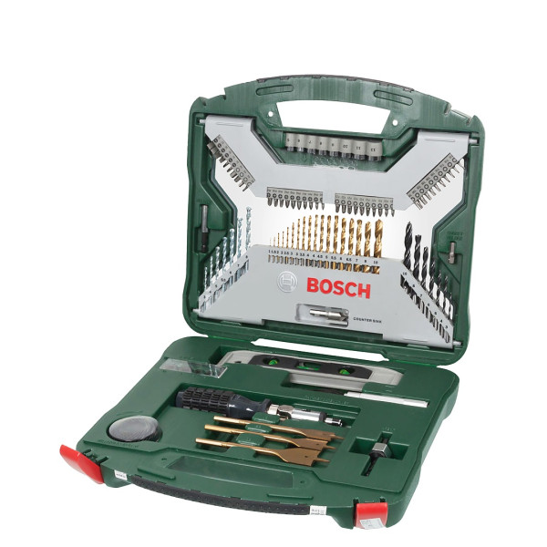 Набор строительных принадлежностей и инструментов Bosch X-Line-100 Promoline