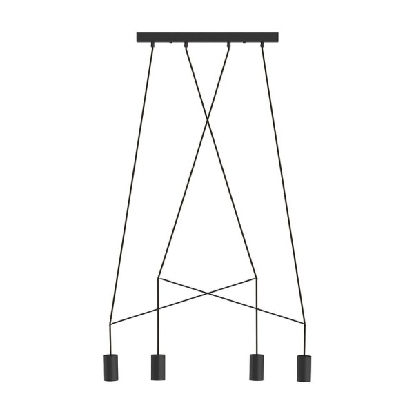 Люстра Nowodvorski 9192 Imbria GU10 4x10W IP20 черная