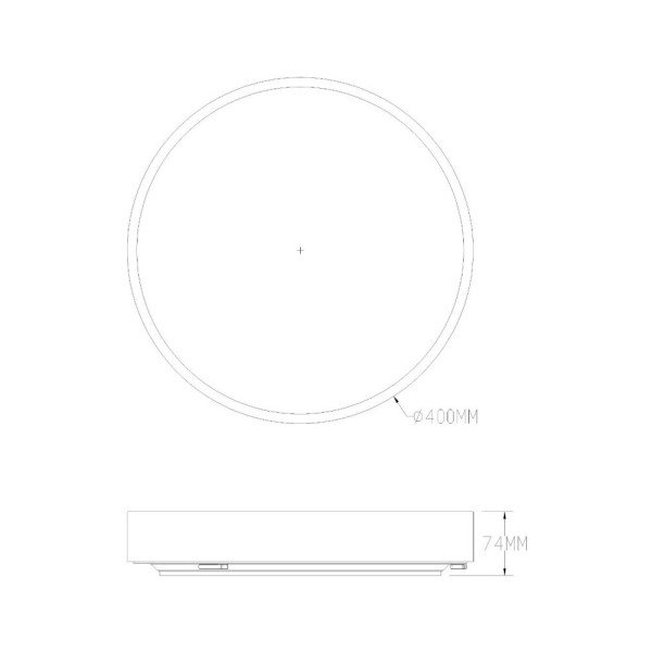 Світильник стельовий Zuma Line 5905316665484 Nadi LED 1x36W 3000K-6000K 1800Lm IP44 латунний - фото №1