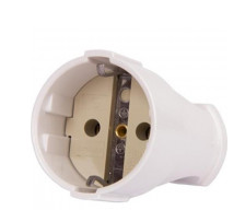 Штепсельне гніздо e.socket.003.16.white E.NEXT
