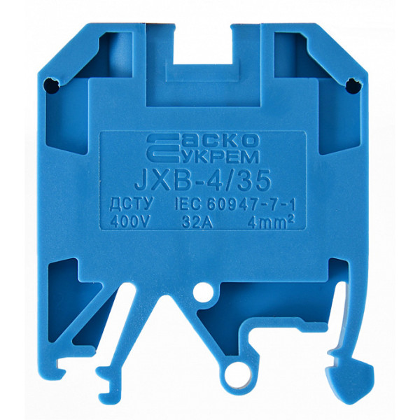 Клеммник Аско-Укрем JXB 4/35 синий (A0130010023) - фото №1