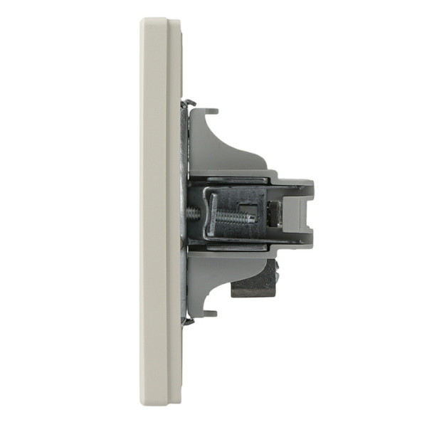 Розетка TV оконечная кремовая Asfora, EPH3200123 - фото №4