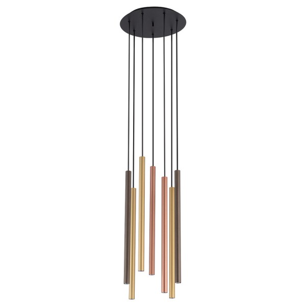 Люстра Nowodvorski 10704 Laser VII G9 7x10W IP20 різнокольорова