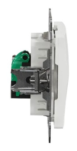Комп'ютерна розетка Schneider Electric Sedna Design & Elements RJ45 кат. 5е UTP біла SDD111451 - фото №2