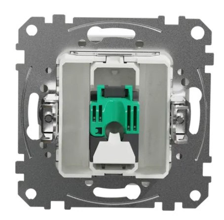 Комп'ютерна розетка Schneider Electric Sedna Design & Elements RJ45 кат. 5е UTP біла SDD111451 - фото №3