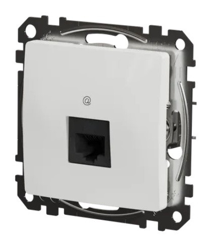 Комп'ютерна розетка Schneider Electric Sedna Design & Elements RJ45 кат. 5е UTP біла SDD111451 - фото №4