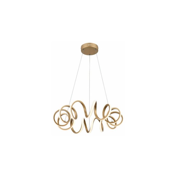 Підвісний світильник Reality 340201-09 Loop Led 1x40W 4000K 3200Lm IP20 Gold