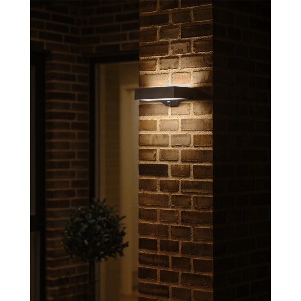 Вуличний світильник на сонячній батареї Nordlux 2518341003 Monay LED 1x5W 3000K 200Lm IP44 чорний - фото №1