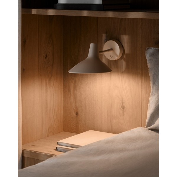 Бра, настінний світильник Nordlux 2320221008 Darci E14 1x25W IP20 пісочний - фото №1