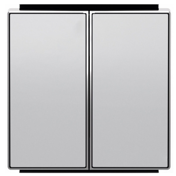 Двойная клавиша ABB Sky 8511 PL (серебро)